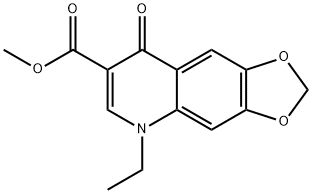 恶喹酸甲酯, 50332-56-4, 结构式
