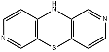 10H-Dipyrido[4,3-b:4',3'-e][1,4]thiazine Struktur