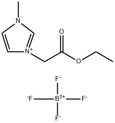 1-乙酯甲基-3-甲基咪唑四氟硼酸盐 结构式
