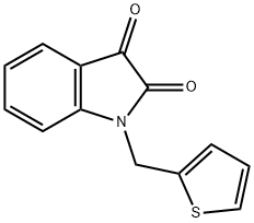 1-(2-thienylmethyl)-1H-indole-2,3-dione,503855-48-9,结构式