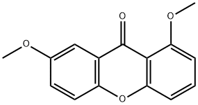1,7-Dimethoxyxanthone Structure