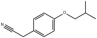 Benzeneacetonitrile, 4-(2-methylpropoxy)- Struktur