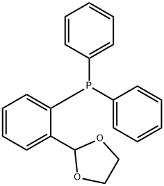 Phosphine, [2-(1,3-dioxolan-2-yl)phenyl]diphenyl- Structure