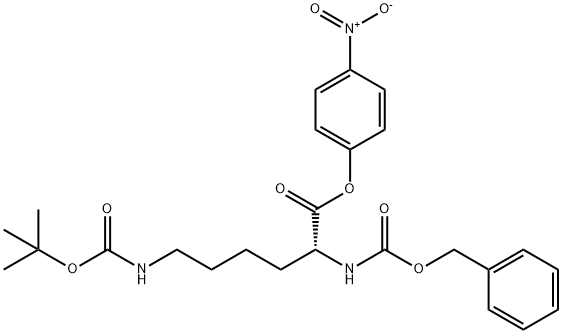 Z-D-Lys(Boc)-ONP Struktur