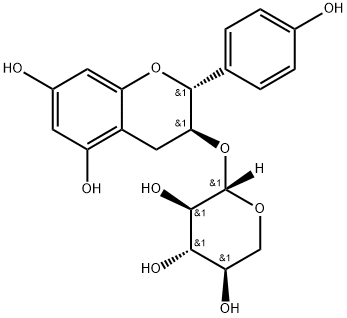 アフゼレキン 3-O-キシロシド 化学構造式