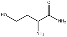 Butanamide, 2-amino-4-hydroxy- Structure