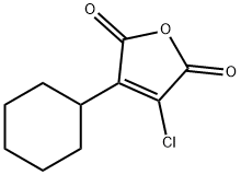 2,5-Furandione, 3-chloro-4-cyclohexyl-,51487-40-2,结构式