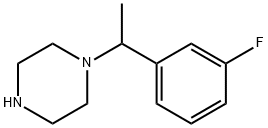 Piperazine, 1-[1-(3-fluorophenyl)ethyl]- Structure