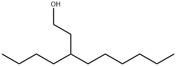 3-ブチル-1-ノナノール 化学構造式