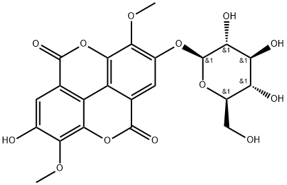 3,3'-二-O-甲基柔花酸-4'-O-BETA-D-吡喃葡萄糖苷,51803-68-0,结构式