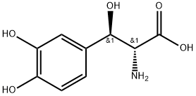 D-赤藓-3,4-二羟基苯基丝氨酸, 51829-98-2, 结构式
