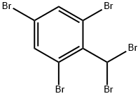 Benzene, 1,3,5-tribromo-2-(dibromomethyl)- Structure