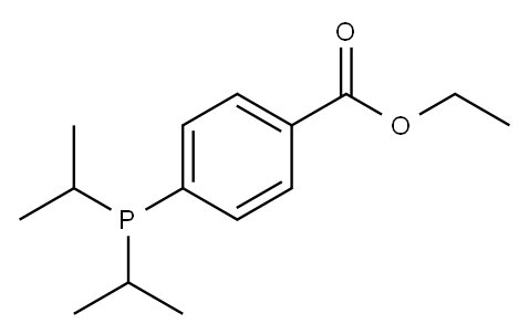 52023-20-8 4-(diisopropylphosphino)benzoic acid ethyl ester