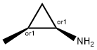 Cyclopropanamine, 2-methyl-, (1R,2S)-rel- Structure