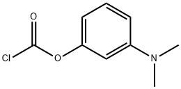 Carbonochloridic acid, 3-(dimethylamino)phenyl ester Structure