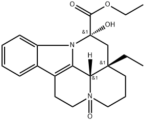 (41S,12S,13aS)-12-(ethoxycarbonyl)-13a-ethyl-12-hydroxy-2,3,41,5,6,12,13,13a-octahydroindolo[3,2,1-de]pyrido[3,2,1-ij][1,5]naphthyridine 4(1H)-oxide Structure