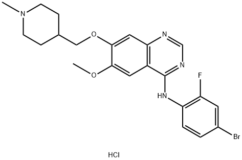 ZD 6474 hydrochloride Struktur