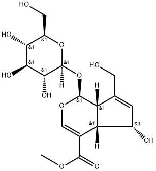 Deacetyl asperulosidic acid methyl ester Struktur