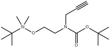tert-Butyl (2-((tert-butyldimethylsilyl)oxy)ethyl)(prop-2-yn-1-yl)carbamate