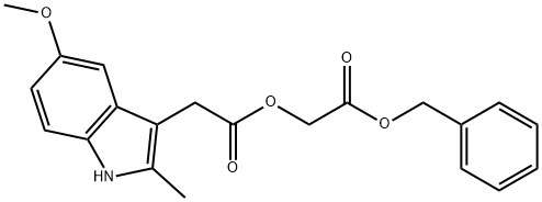 Acemetacin Impurity 4 Struktur