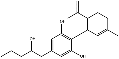 2''-HYDROXYCANNABIDIOL,53413-22-2,结构式