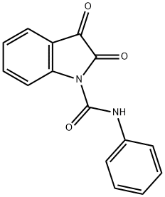 N1-phenyl-2,3-dioxo-1-indolinecarboxamide Struktur
