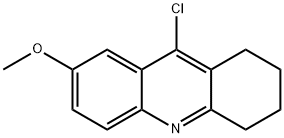 9-Chloro-7-methoxy-1,2,3,4-tetrahydroacridine Structure