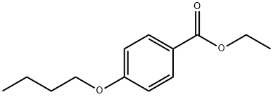 Benzoic acid, 4-butoxy-, ethyl ester 化学構造式