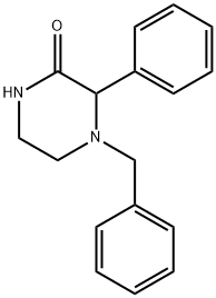 2-Piperazinone, 3-phenyl-4-(phenylmethyl)-, 5368-23-0, 结构式