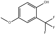 2-三氟甲基-4-甲氧基苯酚, 53903-50-7, 结构式