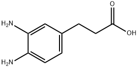 3-(3,4-二氨基苯基)丙酸, 54405-45-7, 结构式