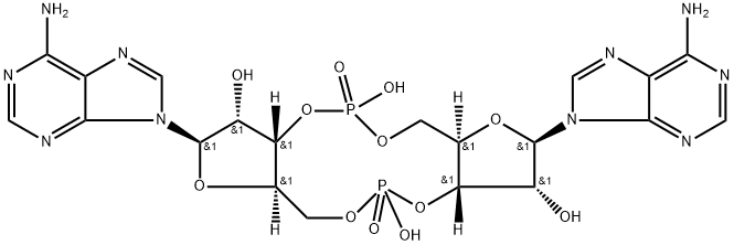 c-di-AMP 化学構造式