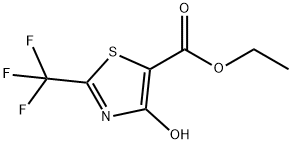 4-羟基-2-(三氟甲基)噻唑-5-羧酸乙酯, 544652-92-8, 结构式