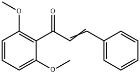 2-Propen-1-one, 1-(2,6-dimethoxyphenyl)-3-phenyl- Structure