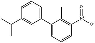 1,1'-Biphenyl, 2-methyl-3'-(1-methylethyl)-3-nitro- 结构式