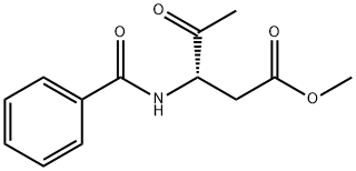 Pentanoic acid, 3-(benzoylamino)-4-oxo-, methyl ester, (3S)- Structure