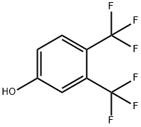 Phenol, 3,4-bis(trifluoromethyl)- 结构式