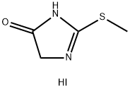 2-(methylsulfanyl)-4,5-dihydro-1H-imidazol-4-one hydroiodide 结构式