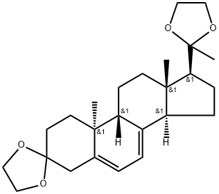Dydrogesterone bis(Ethylene Acetal) Structure
