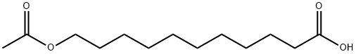 Undecanoic acid, 11-(acetyloxy)- 结构式