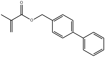 甲基丙烯酸联苯甲酯 结构式