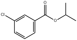 Benzoic acid, 3-chloro-, 1-methylethyl ester 结构式