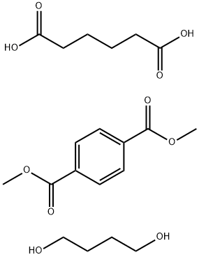 聚对苯二甲酸-己二酸丁二醇酯 (PBAT树脂) 结构式