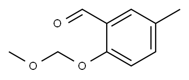 2-(methoxymethoxy)-5-methylbenzaldehyde Structure