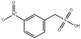 Benzenemethanesulfonic acid, 3-nitro- Structure