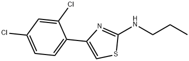 4-(2,4-二氯苯基)-N-丙基-1,3-噻唑-2-胺,556009-97-3,结构式