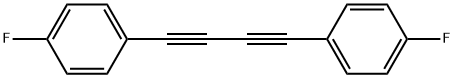 Benzene, 1,1'-(1,3-butadiyne-1,4-diyl)bis[4-fluoro- 化学構造式