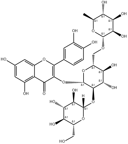 2"-O-Glucosylrutin Structure