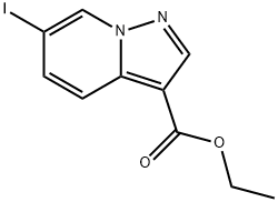 6-碘代吡唑并[1,5-A]吡啶-3-羧酸乙酯,55899-32-6,结构式