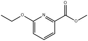 2-Pyridinecarboxylic acid, 6-ethoxy-, methyl ester Struktur